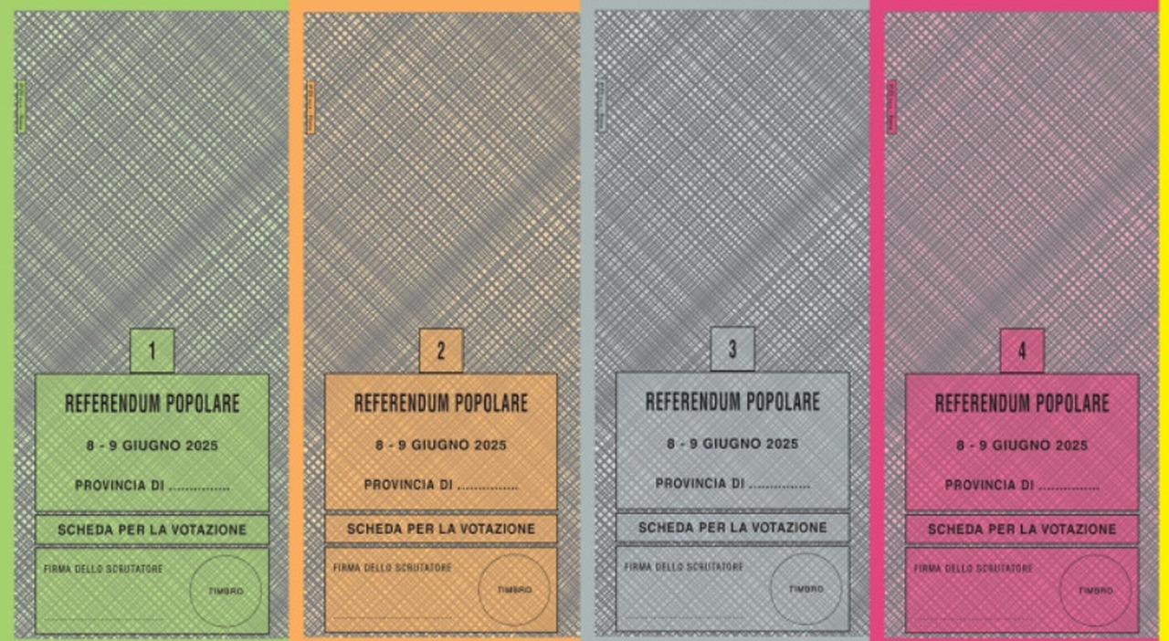 Referendum 8 9 giugno, i quesiti e le 5 schede: verde, arancione, grigia, rossa rubino e gialla. La guida Referendum 8 9 giugno, i quesiti e le 5 schede: verde, arancione, grigia, rossa rubino e gialla. La guida
