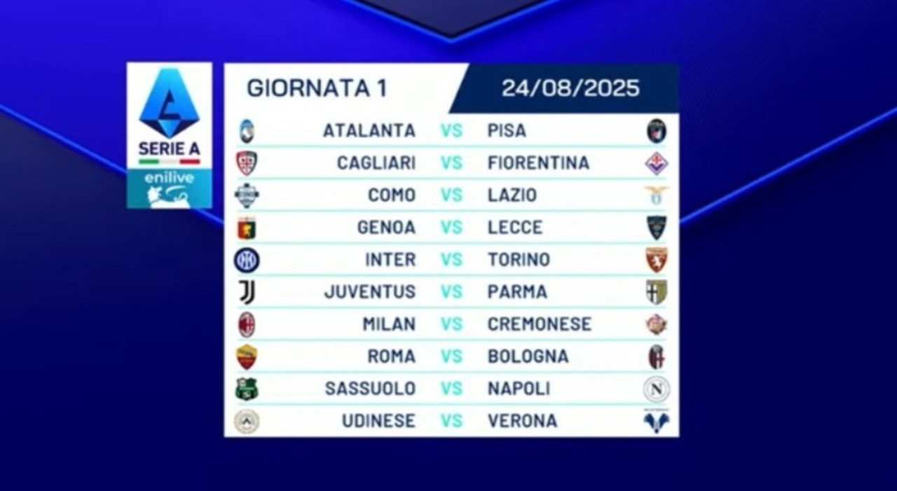 Serie A, il calendario in diretta: il Lecce parte contro il Genoa, poi il Milan. Video e liveblog Serie A, il calendario in diretta: il Lecce parte contro il Genoa, poi il Milan. Video e liveblog