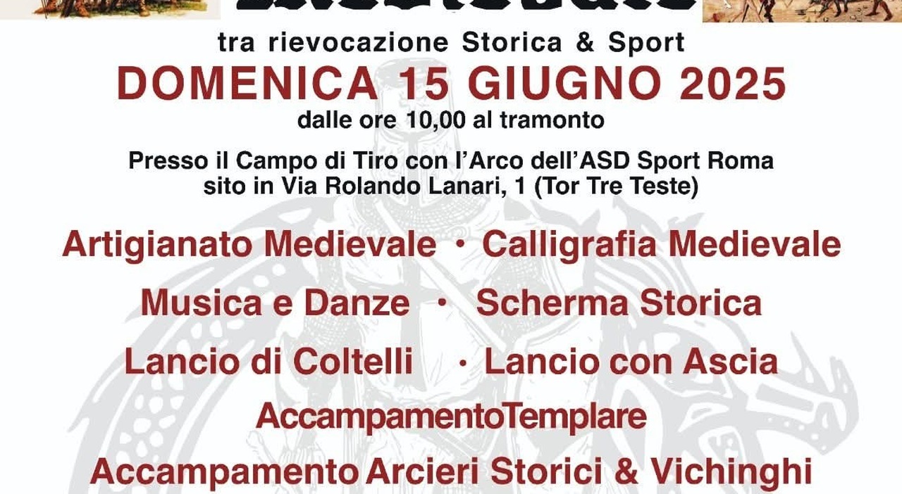 Esplora l’incanto di una giornata medievale al parco di Tor Tre Teste, tra tiro con l’arco antico e duelli storici Esplora l’incanto di una giornata medievale al parco di Tor Tre Teste, tra tiro con l’arco antico e duelli storici