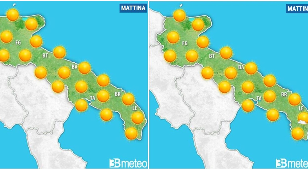Caldo africano anche sulla Puglia, arriva l Caldo africano anche sulla Puglia, arriva l
