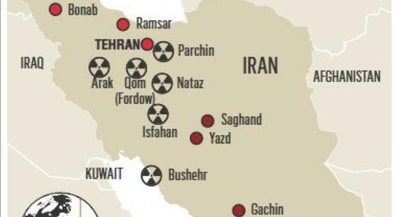 Nucleare Iran, dove si trovano i siti? Ecco la mappa dei nove impianti "critici" tra miniere, reattori e laboratori