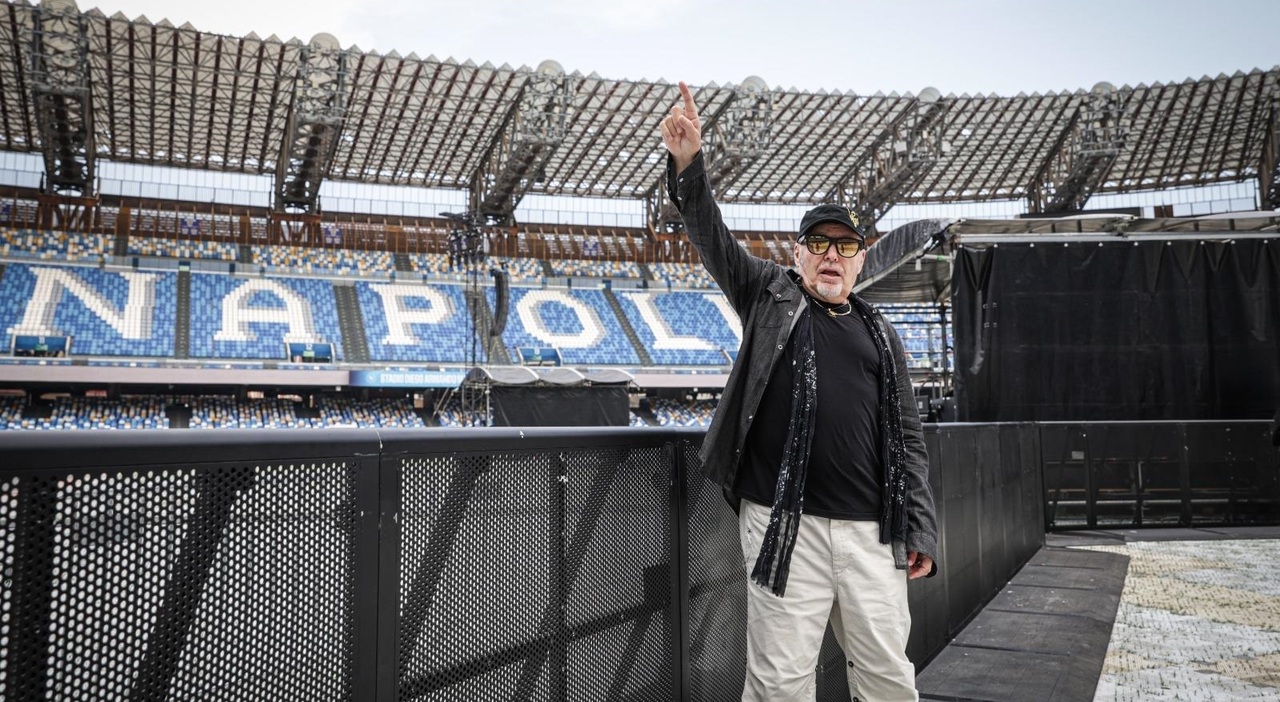 Vasco, i concerti stasera e domani allo stadio Maradona: «Quando vengo a Napoli respiro» Vasco, i concerti stasera e domani allo stadio Maradona: «Quando vengo a Napoli respiro»