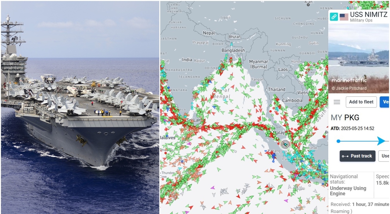 guerra israele iran la portaerei usa uss nimitz verso il medio oriente un urgente esigenza operativa