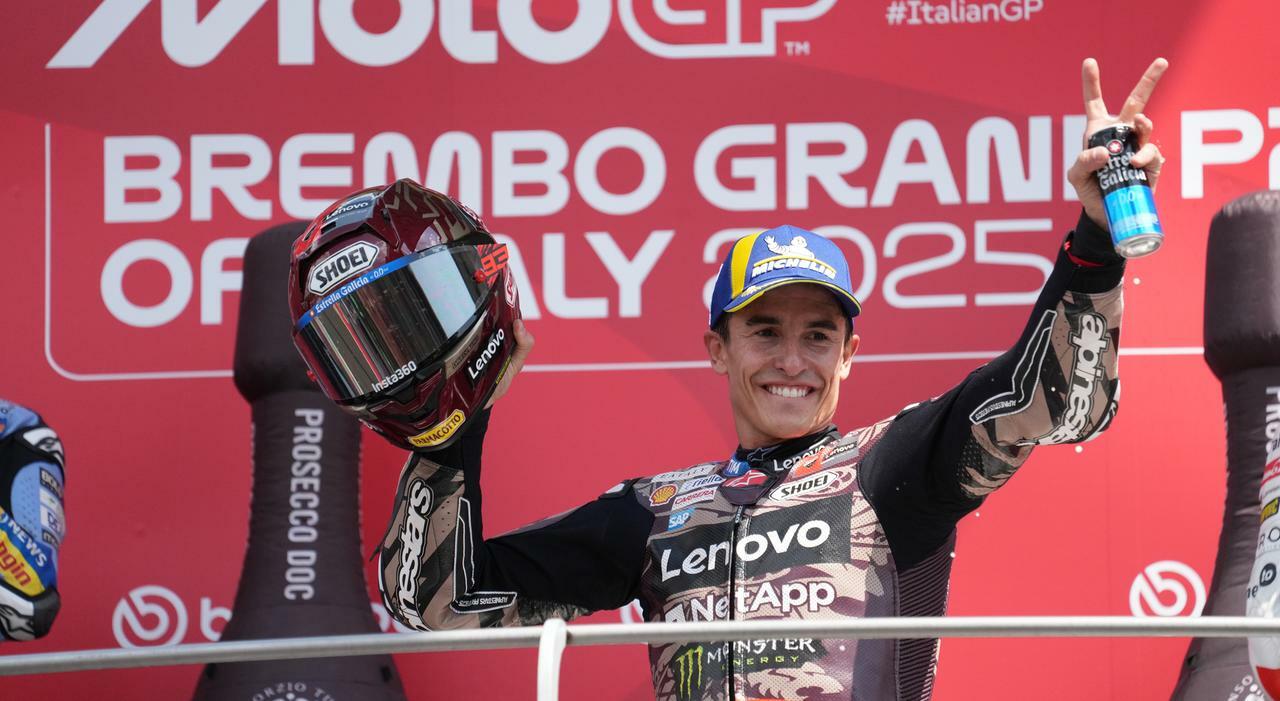Foto Alessandro La Rocca/LaPresse 22-06-2025, GRAN PREMIO D'ITALIA Brembo Sport-Motociclismo-Motomondiale GRAN PREMIO D'ITALIA Brembo- Autodromo Internazionale del Mugello- 2025-MotoGP- Gare in the photo::Marc Marquez- Ducati- 1cl. Photo...