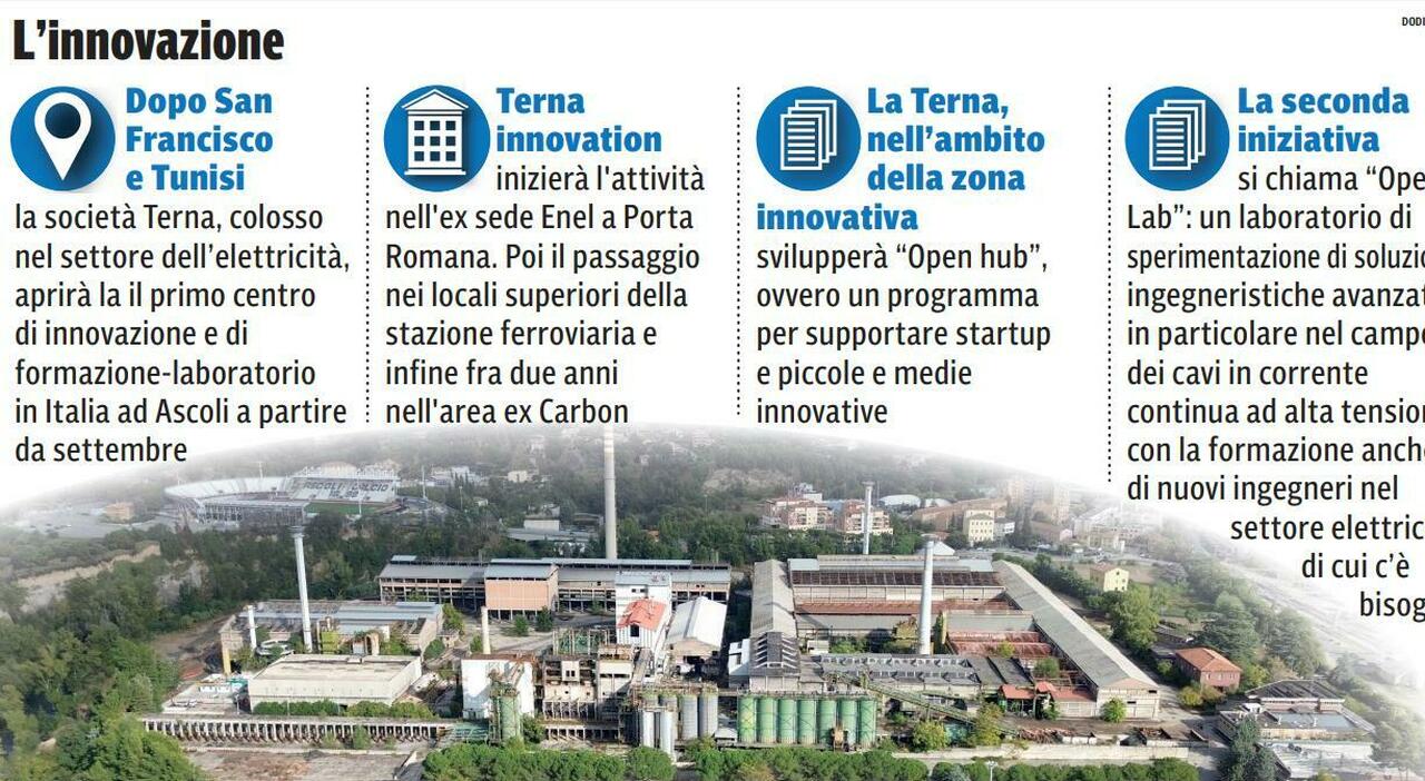 Terna investirà ad Ascoli, hub e laboratori di ricerca. Salerni: «Dopo San Francisco e Tunisi il nostro modello punterà sul Piceno» Terna investirà ad Ascoli, hub e laboratori di ricerca. Salerni: «Dopo San Francisco e Tunisi il nostro modello punterà sul Piceno»