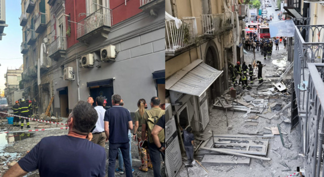 Napoli, esplosione vicino via Foria: un morto sotto le macerie. Gravemente ferita una donna Napoli, esplosione vicino via Foria: un morto sotto le macerie. Gravemente ferita una donna