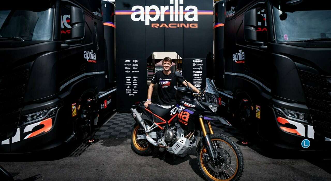 Jacopo Cerutti e la sua Aprilia Tareg