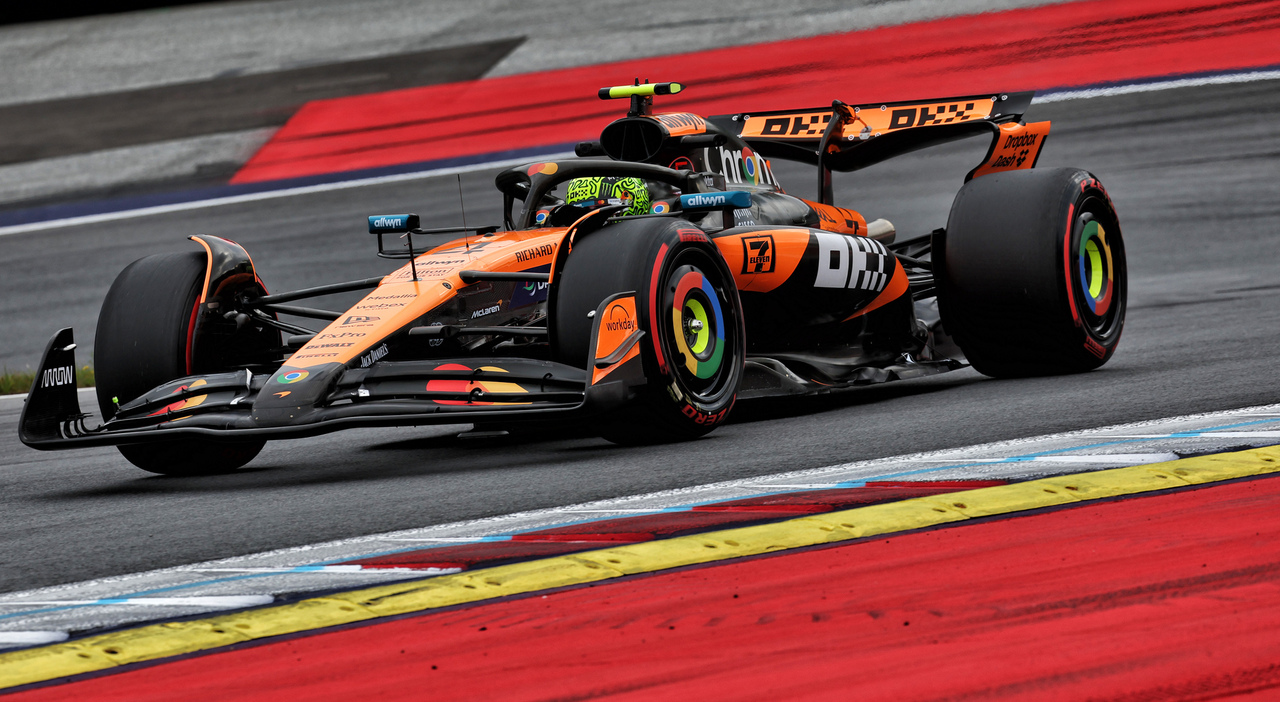 GP Austria, libere 2: doppietta McLaren con Norris e Piastri, Ferrari in difficoltà, Antonelli 11esimo