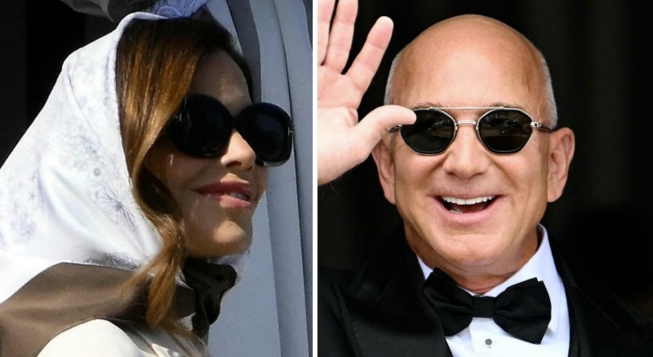 Bezos, la dichiarazione d'amore sussurrata a Lauren Sanchez: «Sei una meraviglia». I vip: «La guardava come se fosse la prima volta»