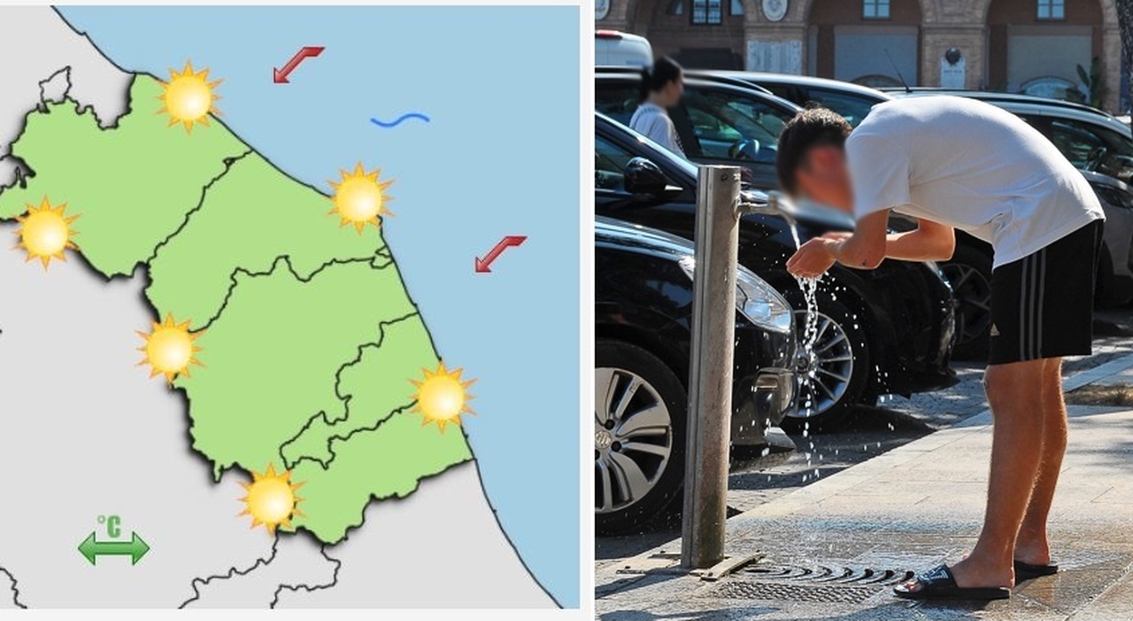 caldo torrido e notti tropicali quanto durer224 la morsa dell afa ecco le localit224 pi249 calde delle marche