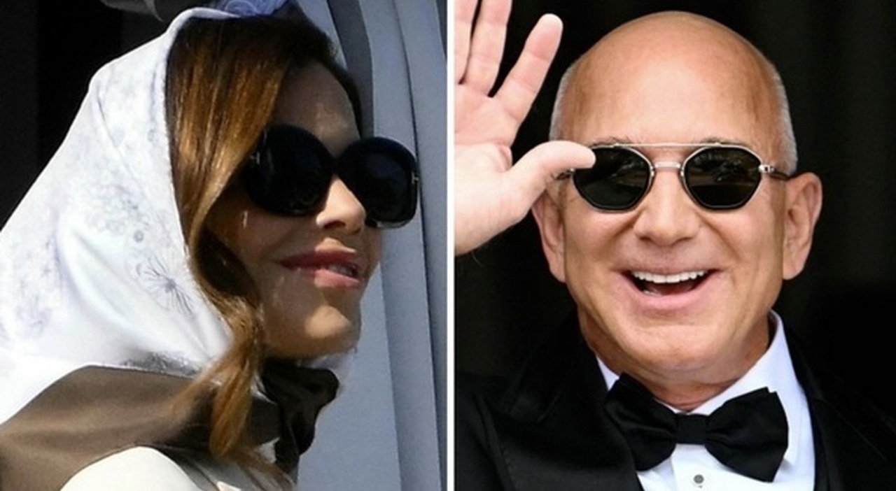 Bezos, la dichiarazione d'amore sussurrata a Lauren Sanchez: «Sei una meraviglia». I vip: «La guardava come se fosse la prima volta»