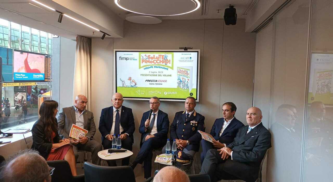 Trenitalia presenta un progetto sull'educazione sanitaria, manuali e fumetti sulla prevenzione