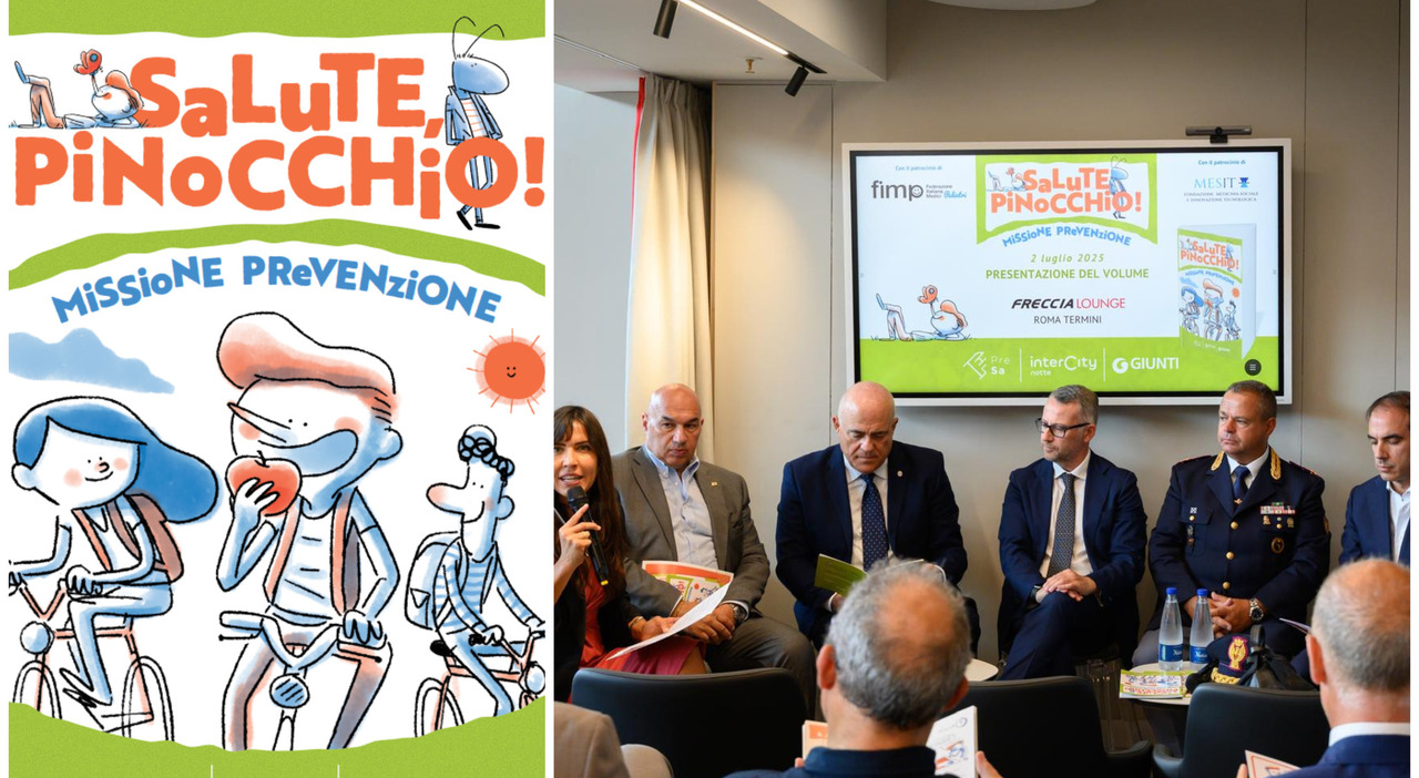 "Salute Pinocchio", il manuale con favole a fumetti per aiutare i bambini a prevenire le malattie
