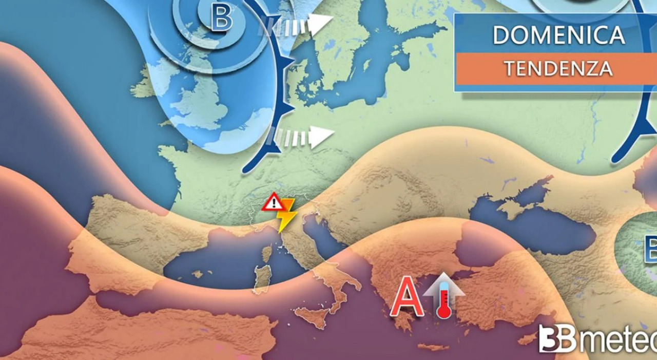 Maltempo, arriva il primo break dal caldo dell