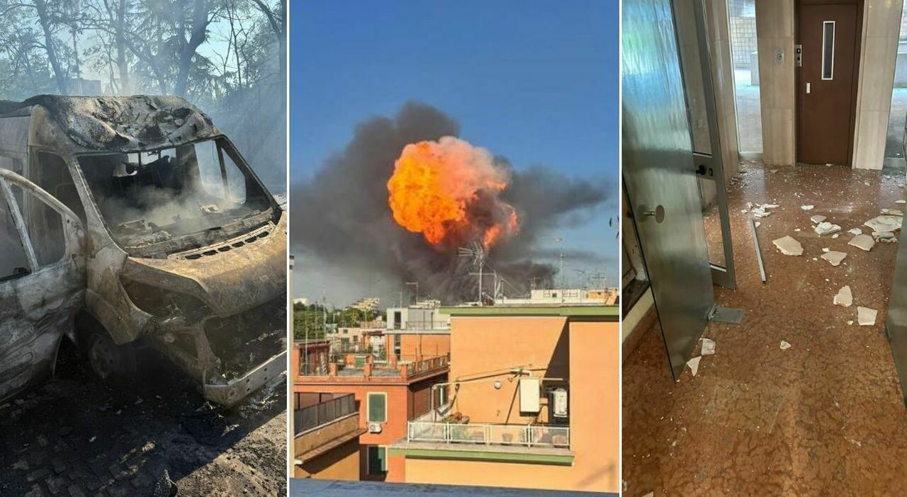 Roma, esplosione distributore di benzina Prenestino: feriti poliziotti, soccorritori e vigili del fuoco. Almeno 4 feriti ustionati gravi. Boato avvertito tutta la Capitale Roma, esplosione distributore di benzina Prenestino: feriti poliziotti, soccorritori e vigili del fuoco. Almeno 4 feriti ustionati gravi. Boato avvertito tutta la Capitale