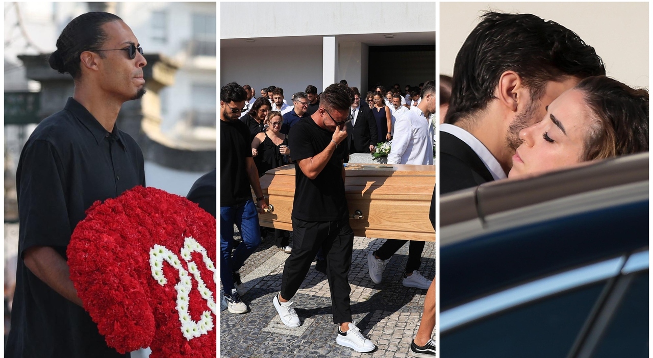 Diogo Jota, centinaia di persone al funerale: presenti compagni del Liverpool e della nazionale. La bara trasportata dagli amici Diogo Jota, centinaia di persone al funerale: presenti compagni del Liverpool e della nazionale. La bara trasportata dagli amici