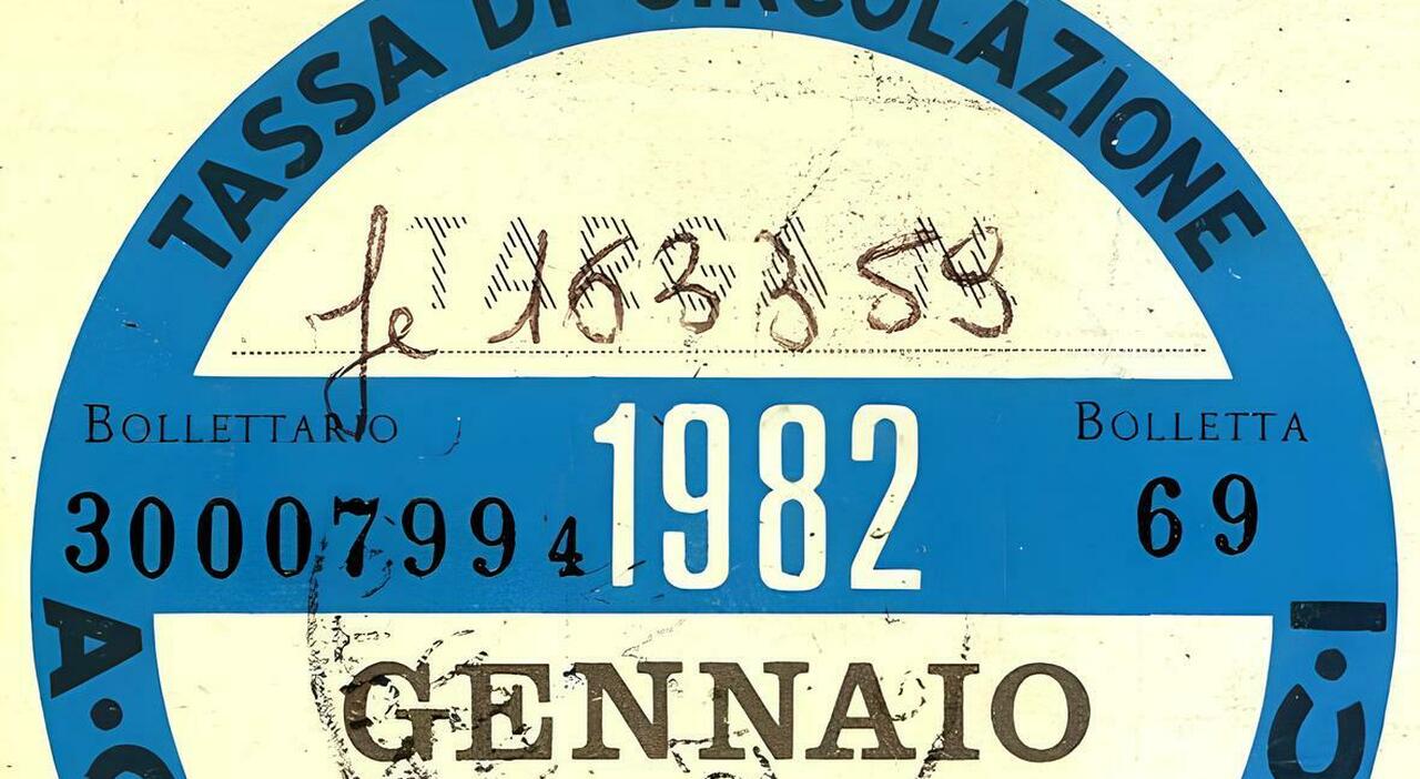 Un bollo auto d'annata