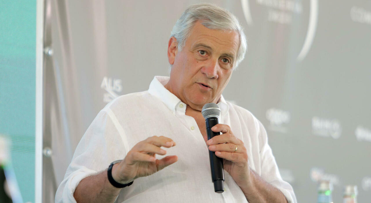 Il vicepresidente del Consiglio e ministro degli Esteri, Antonio Tajani , durante il Forum in Masseria