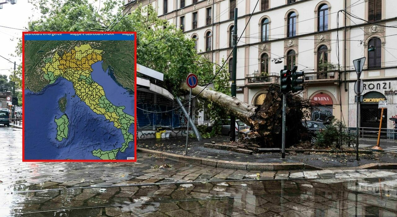 Allerta meteo oggi in 11 regioni per forti temporali, grandinate ed eventi estremi. Dove e quando Allerta meteo oggi in 11 regioni per forti temporali, grandinate ed eventi estremi. Dove e quando