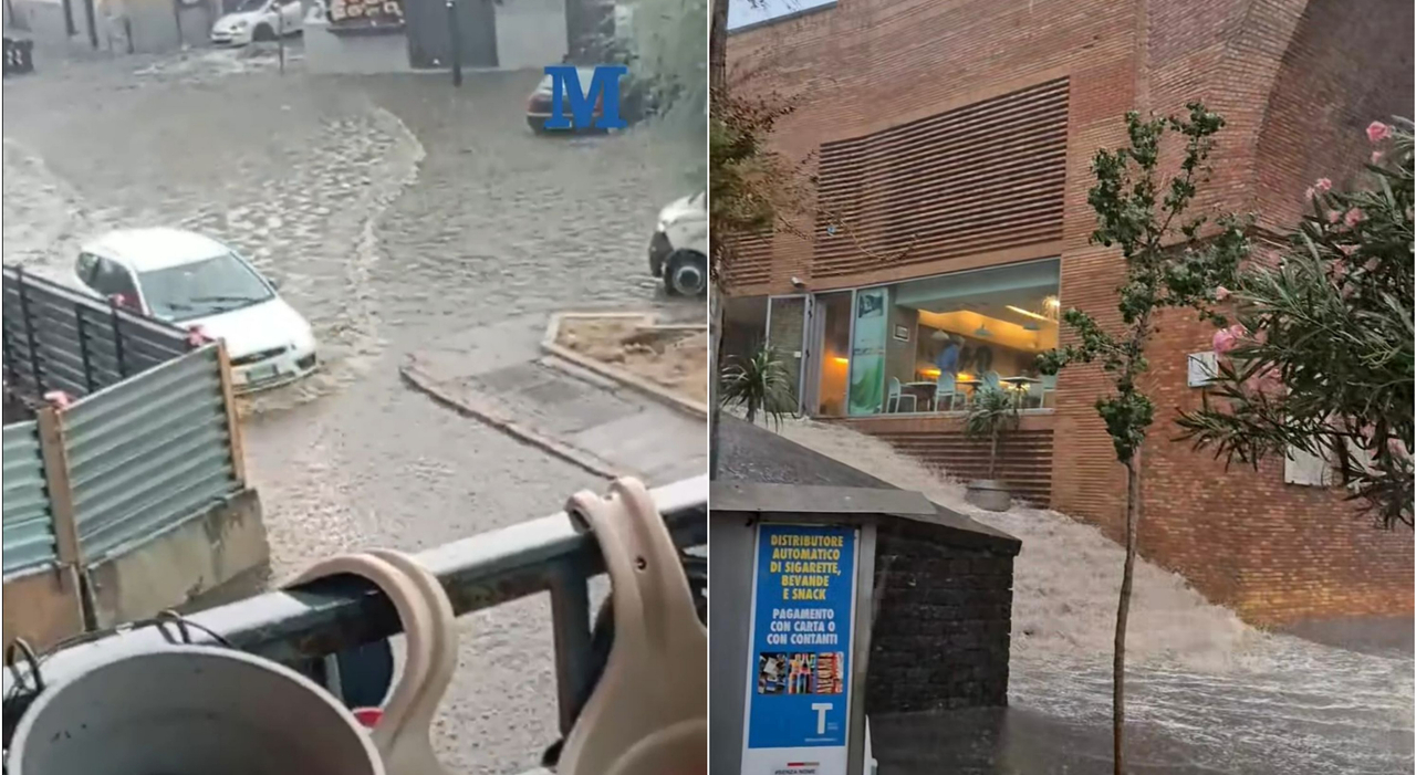 allerta meteo forte temporale su napoli strade allagate e disagi ecco le previsioni di oggi
