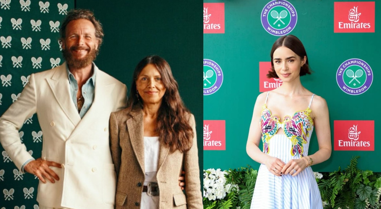 Wimbledon, le pagelle look: Jovanotti (con la moglie) chic (8), Lily Collins come Emily (8), Carole Middleton? Uguale alla figlia Kate (8) Wimbledon, le pagelle look: Jovanotti (con la moglie) chic (8), Lily Collins come Emily (8), Carole Middleton? Uguale alla figlia Kate (8)