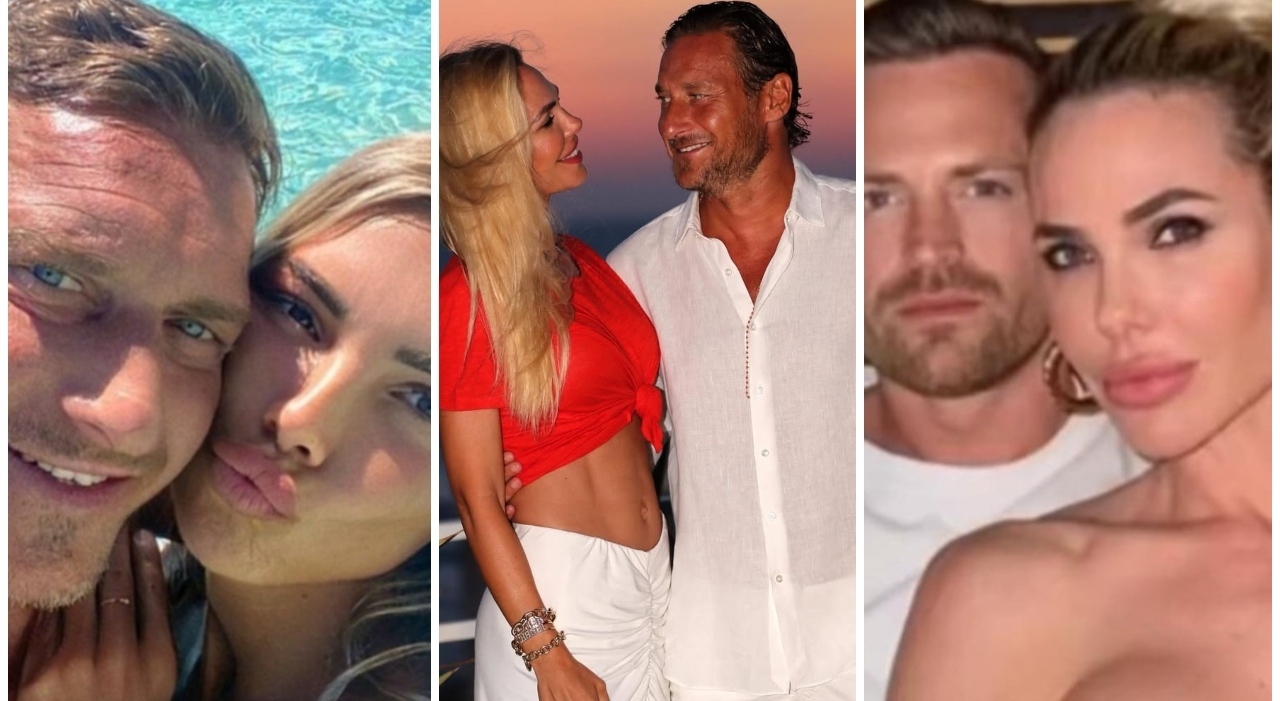 Francesco Totti e Ilary Blasi, tre anni fa l Francesco Totti e Ilary Blasi, tre anni fa l