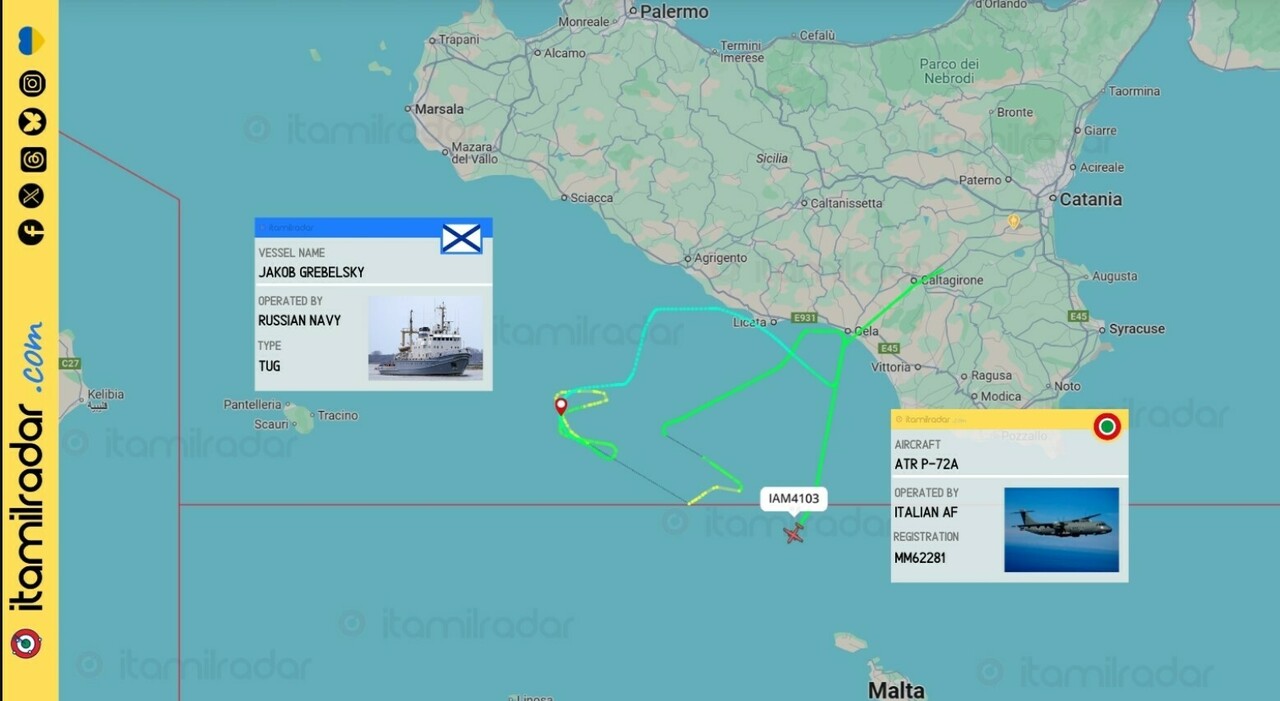 Nave russa (e forse un sottomarino Kilo) nello stretto di Sicilia, da Sigonella decolla un aereo dell Nave russa (e forse un sottomarino Kilo) nello stretto di Sicilia, da Sigonella decolla un aereo dell