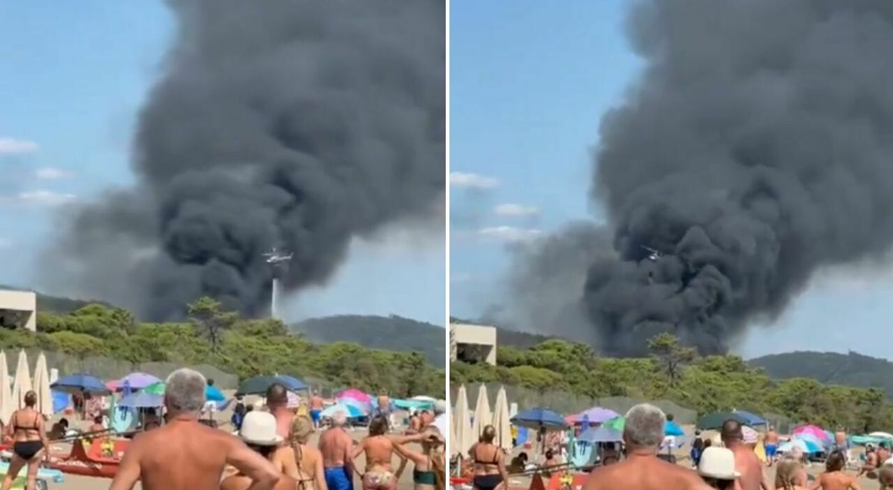 Incendio Castiglione della Pescaia, in fiamme un campeggio: evacuati 600 turisti. Esplodono bombole del gas
