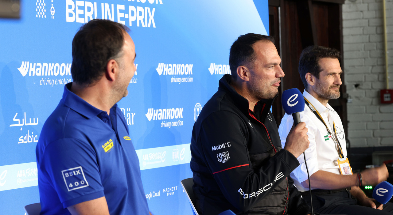 La conferenza stampa dei team principal di Formula E a Berlino