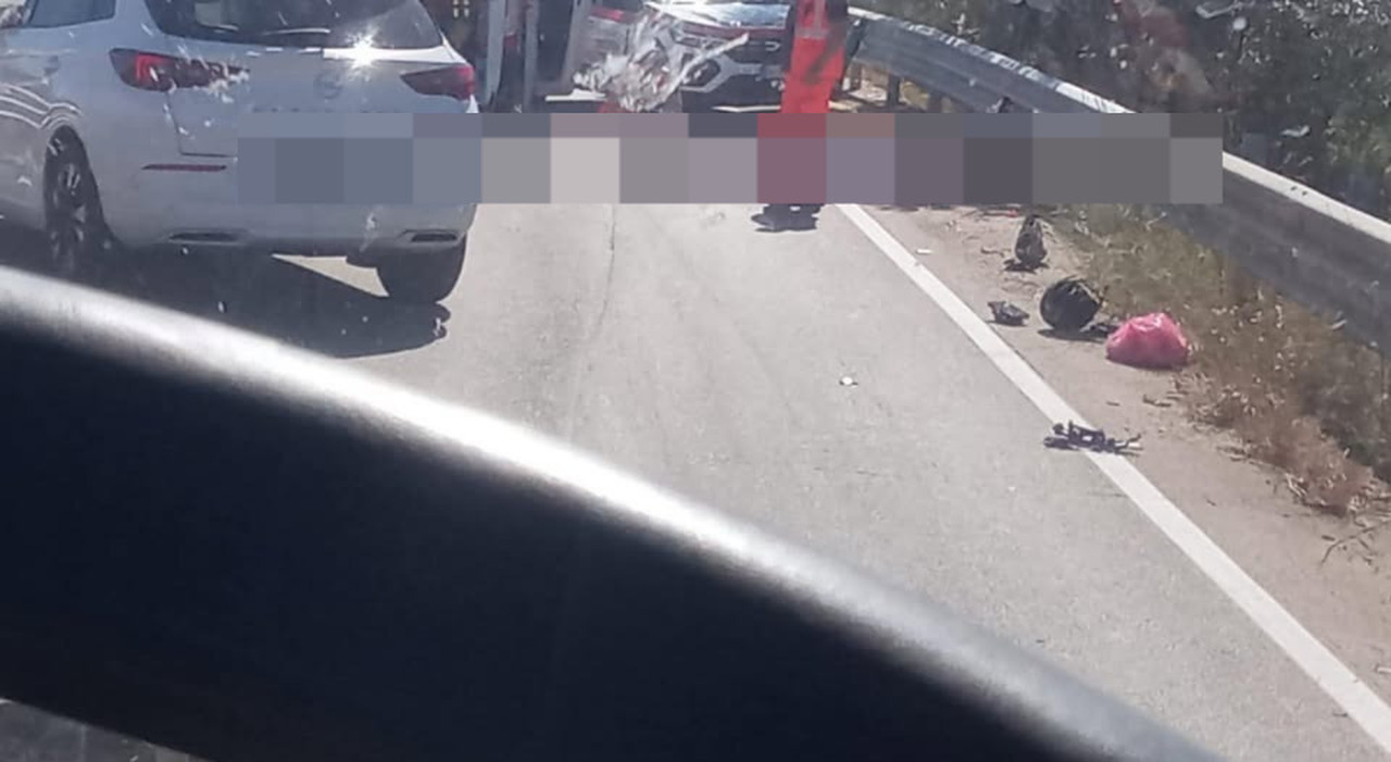 incidente sulla provinciale perde il controllo della moto morto