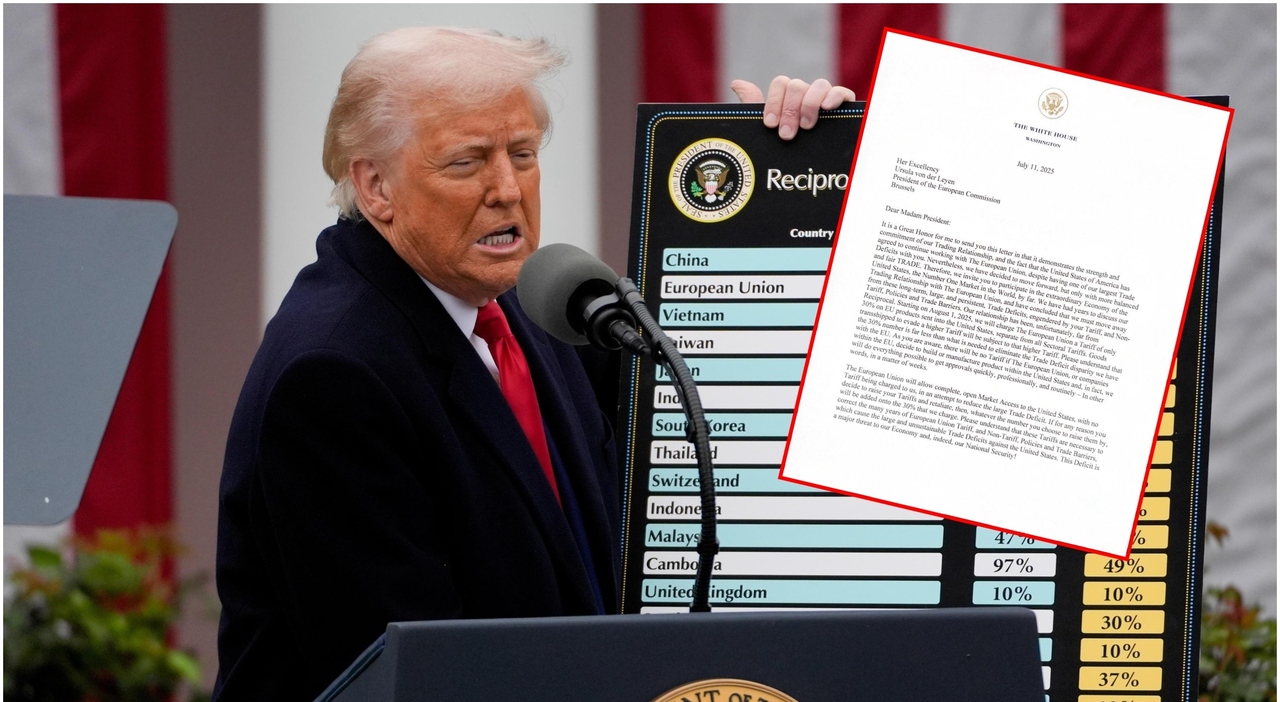 Dazi, Trump: «Tariffe del 30% all Dazi, Trump: «Tariffe del 30% all