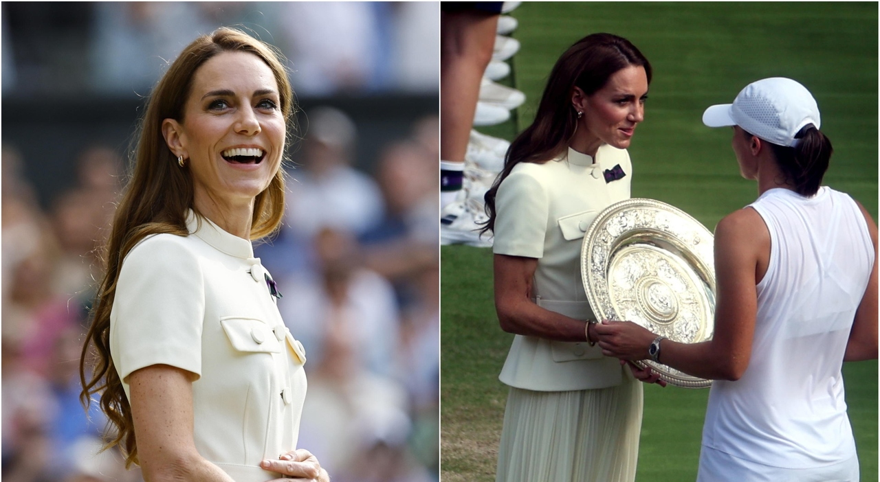 Iga Swiatek trionfa a Wimbledon, Kate Middleton la premia: alla finale  femminile un fiume di vip sugli spalti, ecco chi c'era