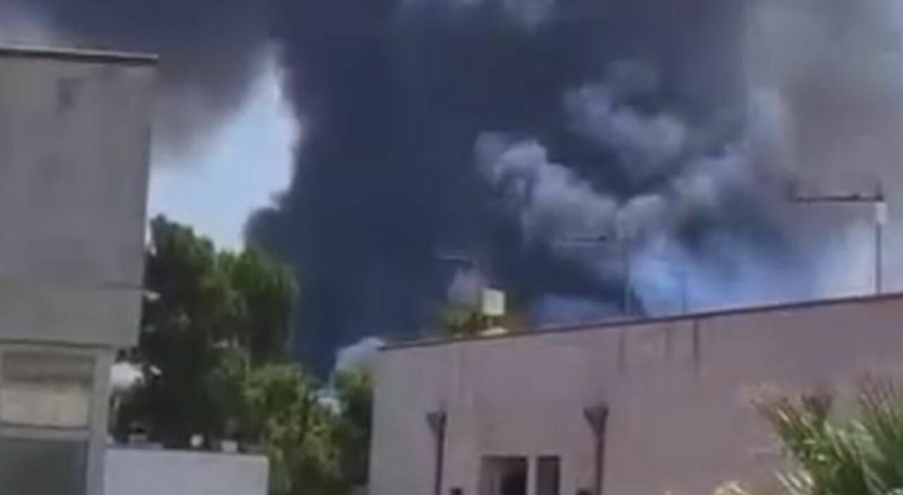 Incendio devasta area protetta a sud di Manfredonia, canadair in azione. Statale chiusa