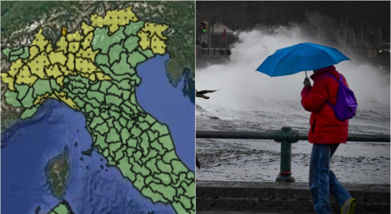 Allerta meteo domani, "forti temporali, grandinate e raffiche di vento" in 6 regioni: ecco dove e quando Allerta meteo domani, "forti temporali, grandinate e raffiche di vento" in 6 regioni: ecco dove e quando