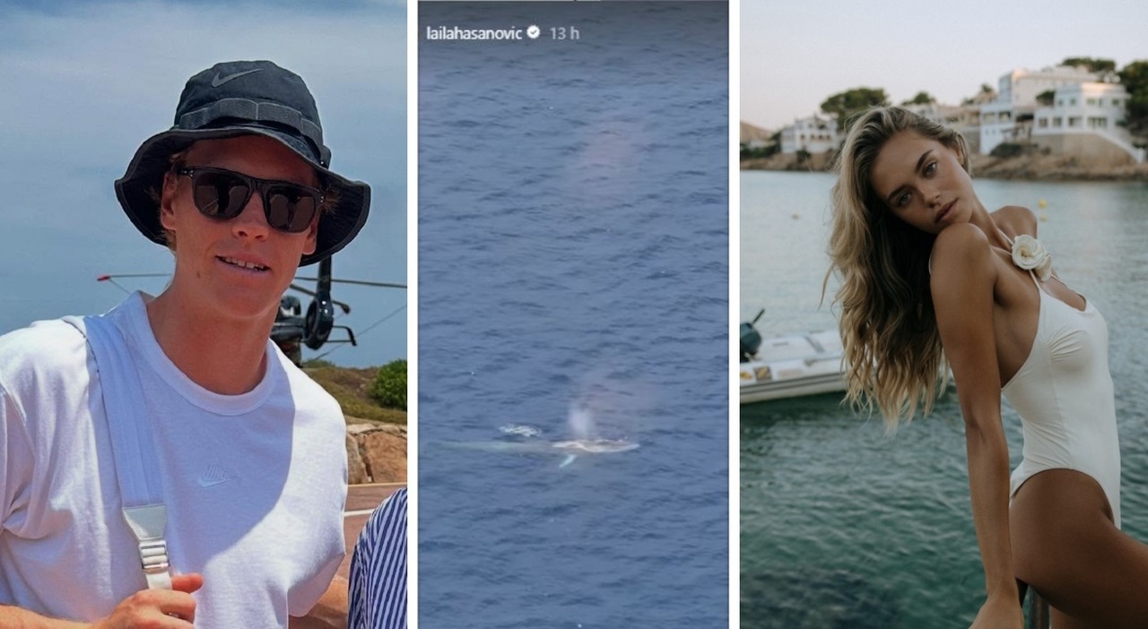 sinner in vacanza in sardegna arrivato in elicottero con laila hasanovic gli indizi sui social e il forfait a toronto