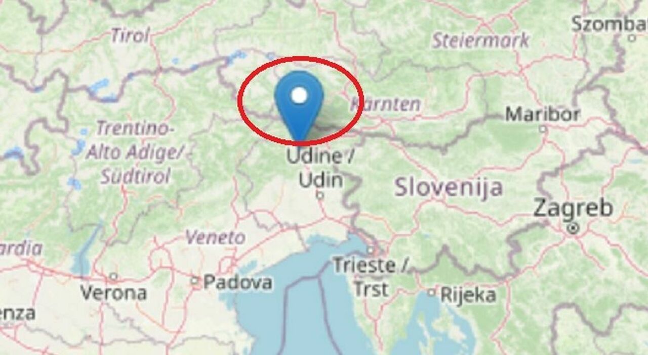 Terremoto Udine, scossa magnitudo 3.3: la terra trema poco prima delle 23. Avvertito in diverse aree della Carnia Terremoto Udine, scossa magnitudo 3.3: la terra trema poco prima delle 23. Avvertito in diverse aree della Carnia