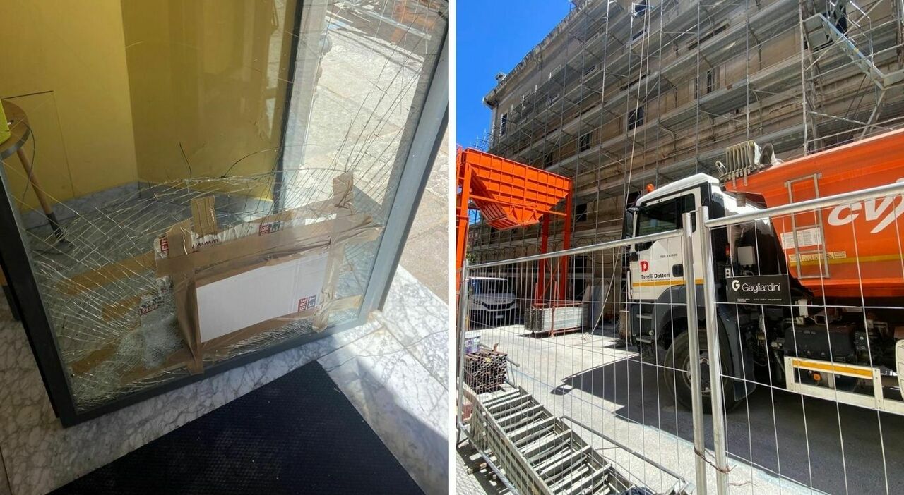 tragedia sfiorata ad ancona pedana di ferro precipita da un cantiere e colpisce alla testa un passante 22enne ferito e miracolato