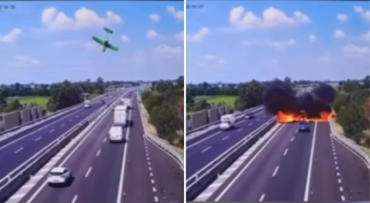 ultraleggero precipitato sul raccordo autostradale corda molle il velivolo in picchiata tra le auto le fiamme e la morte di sergio ravaglia e anna maria de stefano