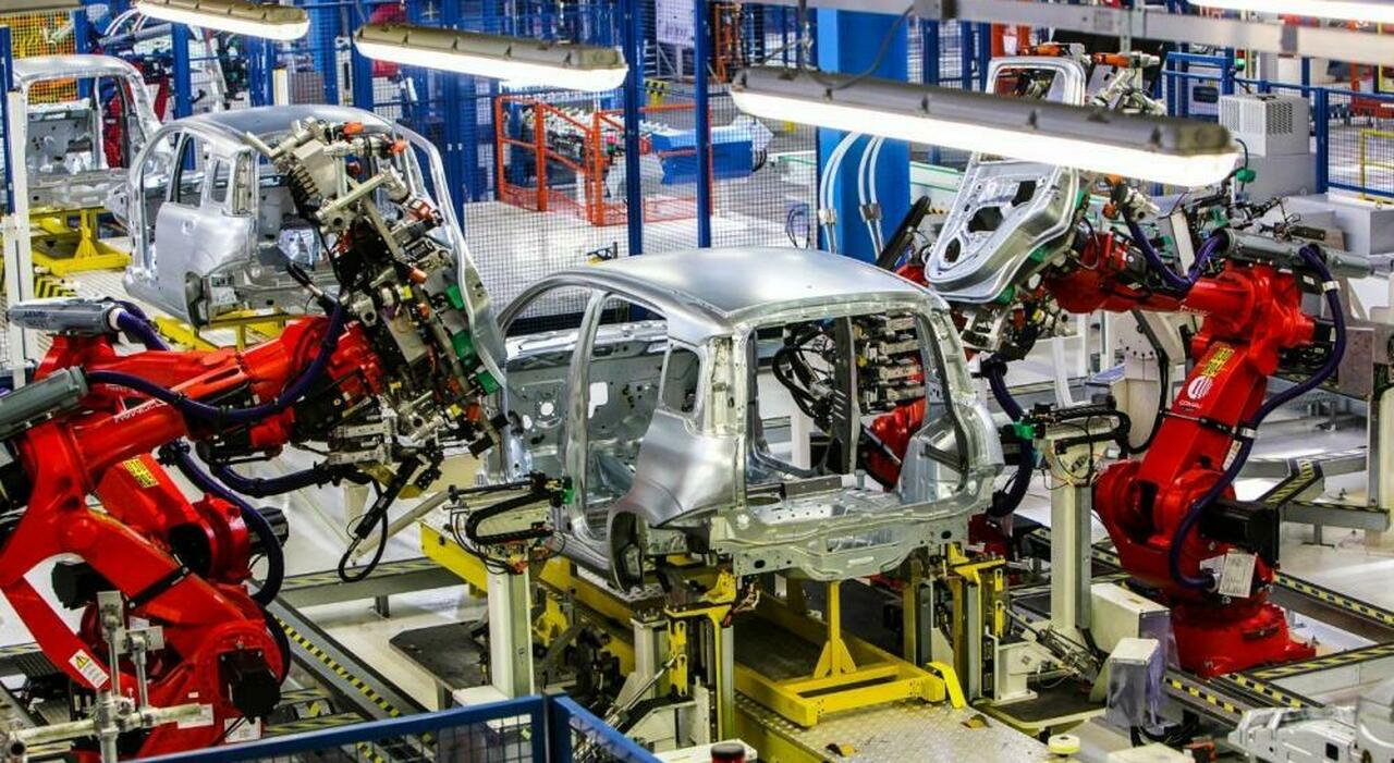 Una fabbrica di auto