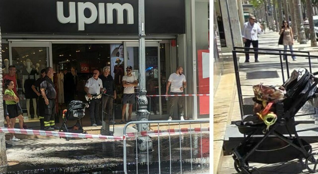 Terrore in centro a Brindisi, dal terrazzo cade un secchio di catrame: sfiorati mamma e bimbo nel passeggino Terrore in centro a Brindisi, dal terrazzo cade un secchio di catrame: sfiorati mamma e bimbo nel passeggino