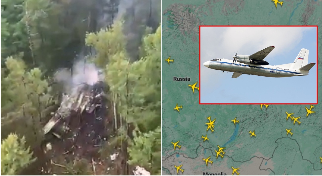 Aereo passeggeri scomparso dai radar in Russia, trovata fusoliera in fiamme. «Nessun sopravvissuto». A bordo 49 persone: anche 5 bambini