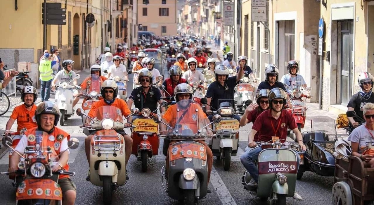 Un Vespa World Day degli anni scorsi