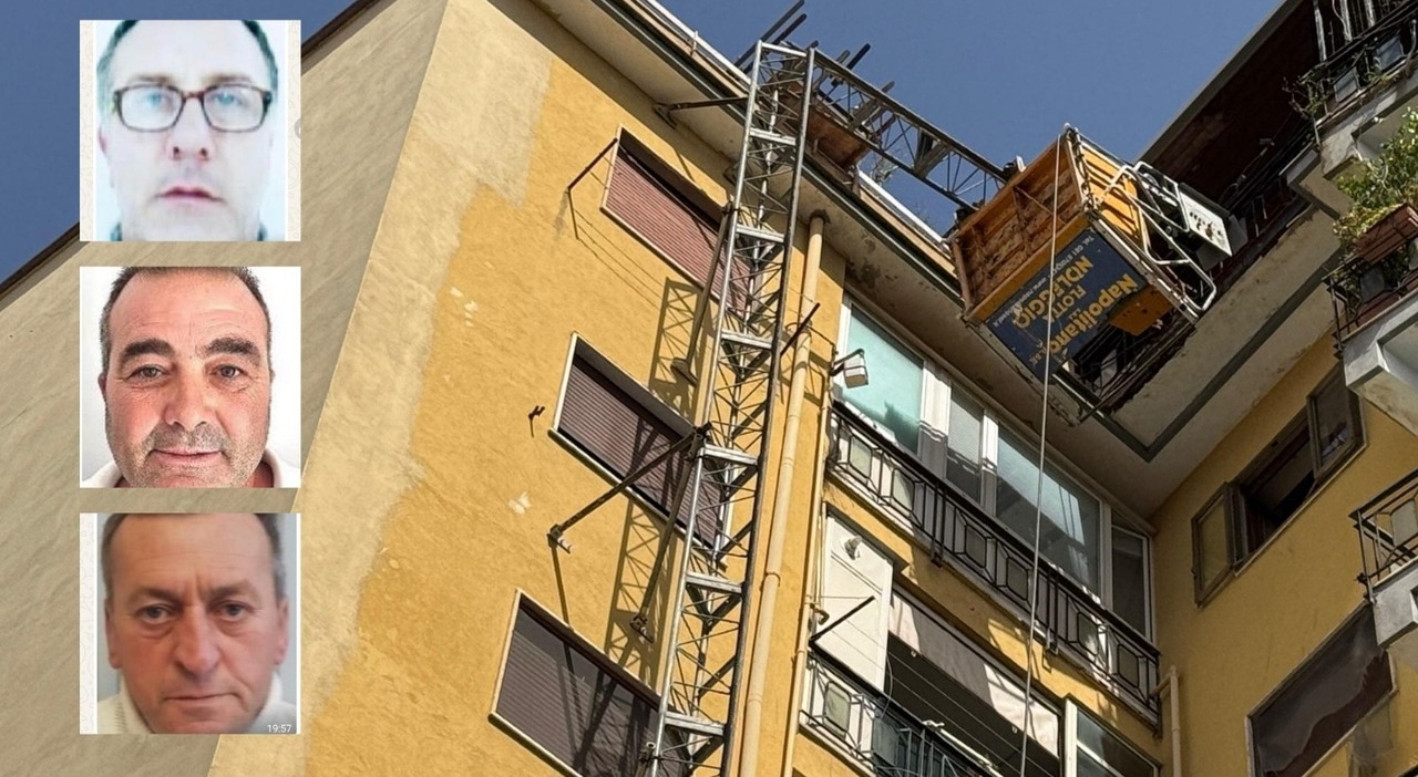 napoli cede il montacarichi e muoiono tre operai scivolati da 20 metri