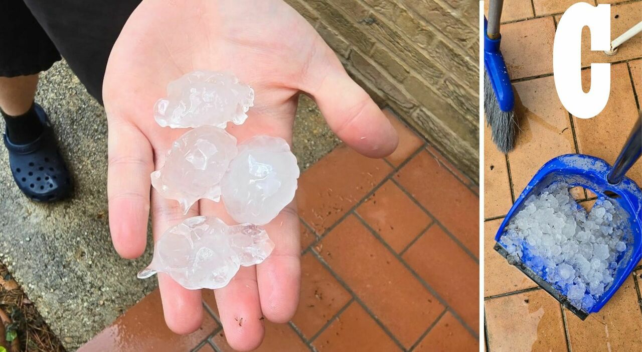 temporali nell entroterra e in adriatico sulle marche arriva circe grandine e allagamenti video