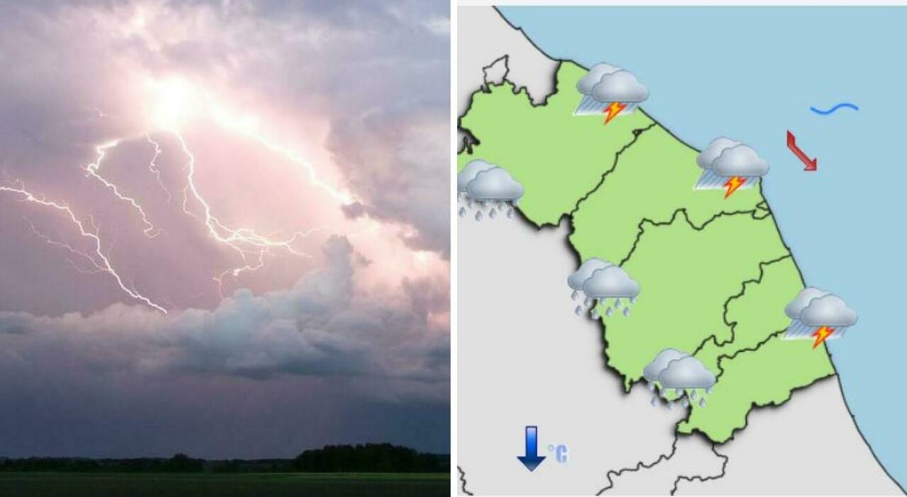 Allerta meteo gialla nelle Marche per temporali e rischio piene dei fiumi. LE PREVISIONI Allerta meteo gialla nelle Marche per temporali e rischio piene dei fiumi. LE PREVISIONI