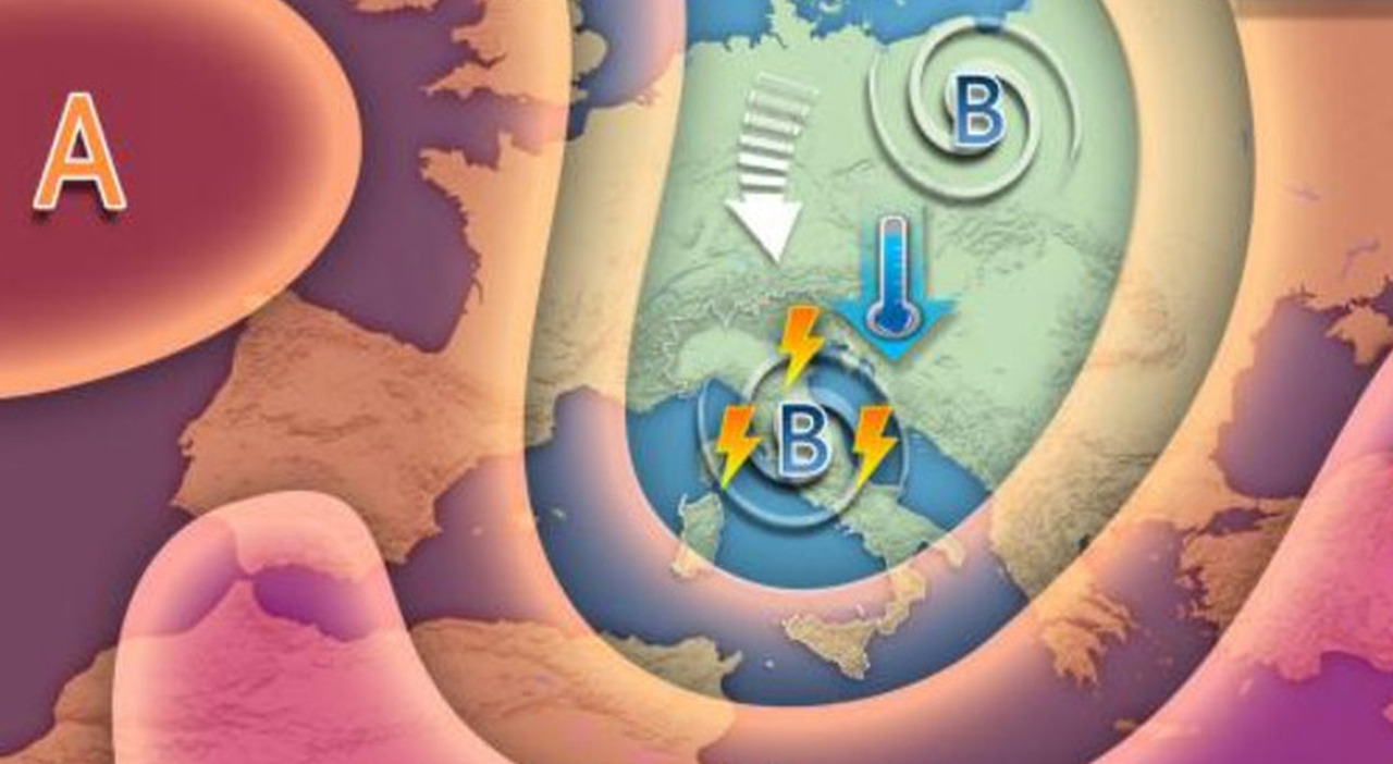 temporali neve e grandine nell ultima settimana di luglio crollo delle temperature e raffiche di vento le previsioni