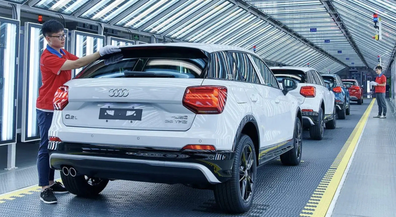 Una fabbrica Audi in Cina