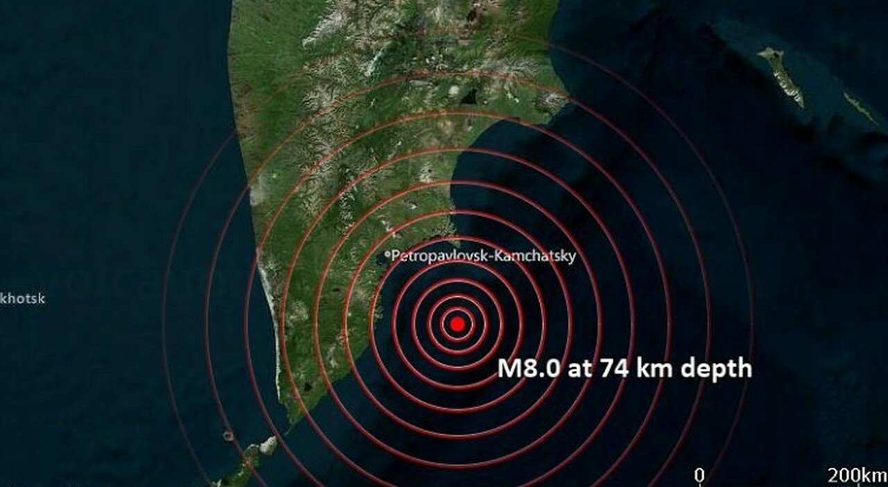 Terremoto in Kamchatka di 8.0 oggi: scossa devastante, allerta tsunami dalla Russia ad Alaska e Hawaii Terremoto in Kamchatka di 8.0 oggi: scossa devastante, allerta tsunami dalla Russia ad Alaska e Hawaii