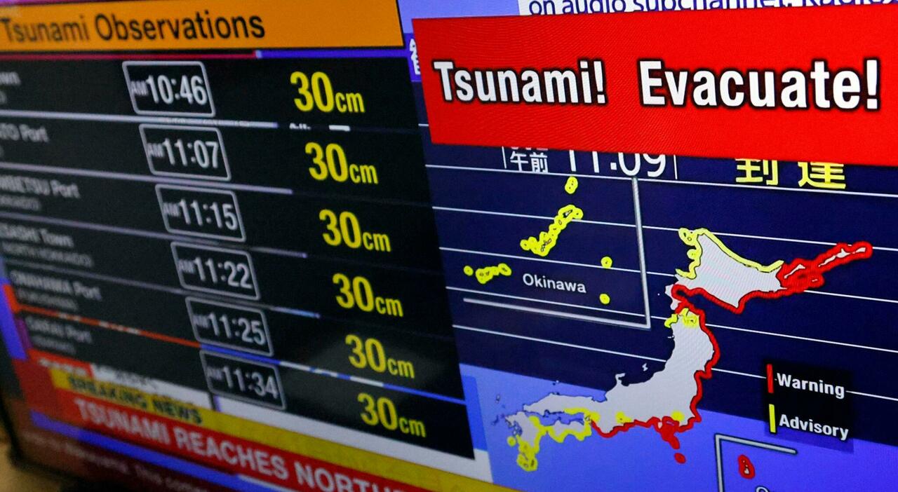 terremoto di magnitudo 87 in kamchatka onde di 4 metri allerta tsunami per russia cina giappone e la costa ovest degli usa