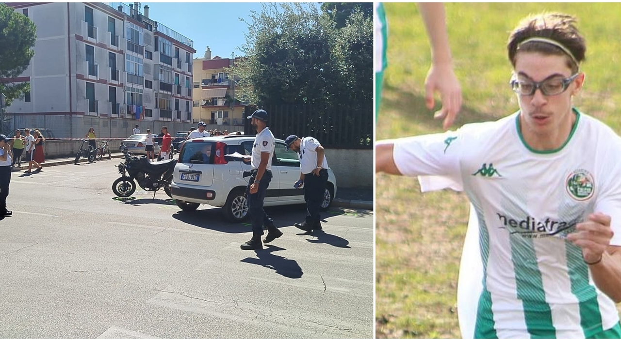 Muore a 16 anni in moto giovane promessa del calcio: scontro in centro con un Muore a 16 anni in moto giovane promessa del calcio: scontro in centro con un